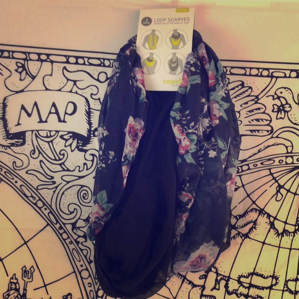 Capelli New York brand. 2-pack Infiniti scarves